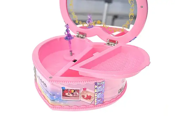 Музична скринька з дзеркалом в коробці 9213-1 р.17*17*9,5см. купити недорого в Україні, фото 5