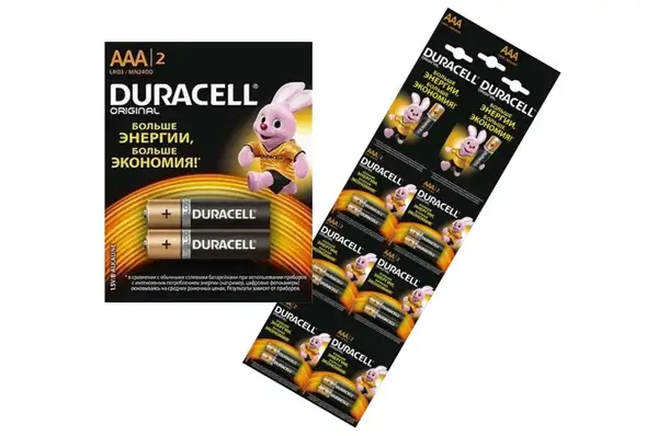 Батарейки Duracell LR-03 MN 1500/2400 10*2 шт. Відривна купити