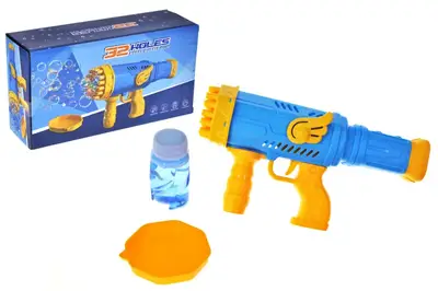 Пістолет з мильними бульбашками P076 на батарейках, в коробці р.28x9x15 см YG Toys купити