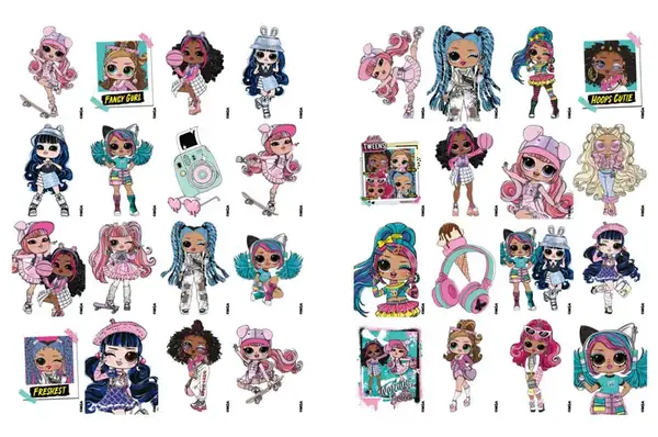 Розмальовка зі стікерами Skate Dance 2 Tweens LCB16 IDEYKA купити недорого в Україні, фото 2