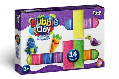 Набір для ліплення BBC-05-01U "Bubble Clay" 14 шт. в коробці DANKO купити