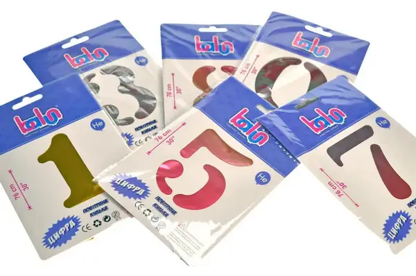 Кульки "Balun" Цифри мікс "40" (101см) купити