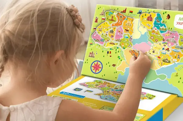 Магнітна гра 200268 "Мапа Наша Україна" DoDo купити недорого в Україні, фото 4