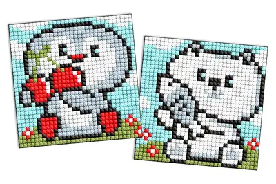 Набір з алмазною мозаїкою на магнітній основі для дітей "Пінгвін та ведмежатко" AMG1092 9x9см IDEYKA Набір з алмазною мозаїкою на магнітній основі для дітей "Пінгвін та ведмежатко" AMG1092 9x9см IDEYKA купити