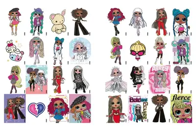 Розмальовка зі стікерами LCB35 "L.O.L. BB Nation SWAG" Ideyka купити