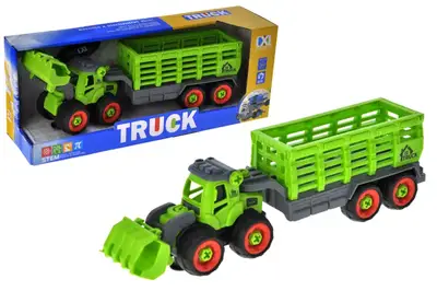 Трактор конструктор CXL900-110A в коробці р.33x8,5x12,5 см YG Toys купити