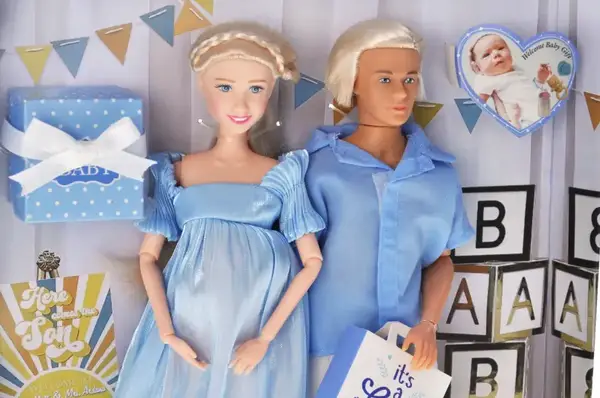 Лялька A811A/B мікс 2 види, пара, Кен та вагітна Барбі, дитина всередині короб. 36,5*6*30 см купити недорого в Україні, фото 7