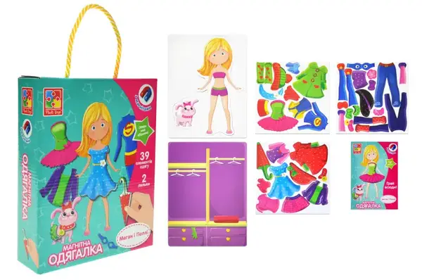 Магнітна одягалка "Меган і Поллі" VT3702-11 VladiToys купити