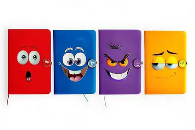 Блокнот на магніті А5 763876ML PU Smiley р.14x21см, 80 арк купити