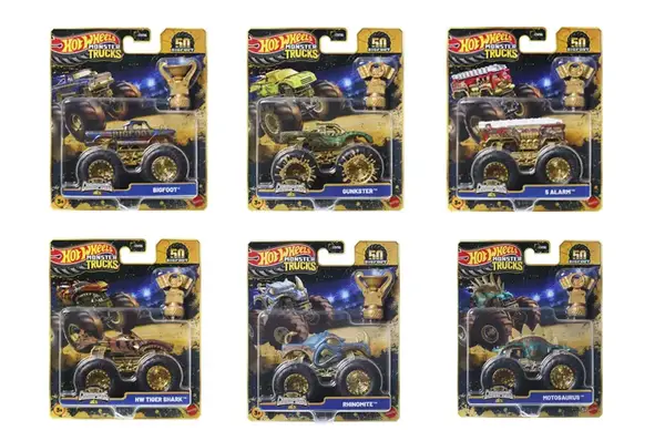 Машинка-позашляховик з кубком серії "Бігфут – чемпіон" Monster Trucks Hot Wheels купити
