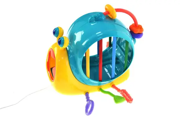 Сортер-каталка PL-724-97 Равлик багатофункціональний з гнучкими поясками кор.22*13,5*20 см купити недорого в Україні, фото 5