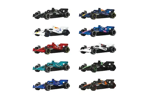 Набір з 10-и базових машинок JMM24 "Формула 1" Hot Wheels купити недорого в Україні, фото 2