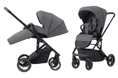 Коляска прогулянкова CRL-5508 "Alfa" Graphite Grey BFM CARRELLO купити