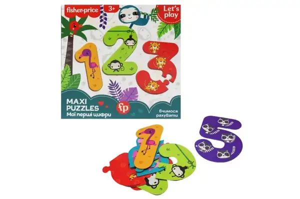 Максі пазли 'Fisher Price. Мої перші цифри' VT1711-07 Vladi Toys купити