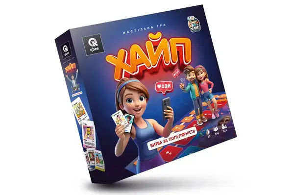 Настільна гра QB701-007 "ХАЙП. Битва за популярність" qbee купити недорого в Україні, фото 4