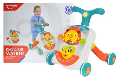 Каталка HE0830 багатофункціональна, музична, зі світлом, в коробці р.47x13,8x39 см YG Toys купити