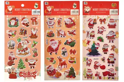 Наліпки LRU (RS-0414) Новий рік 10x18см Malevaro купити