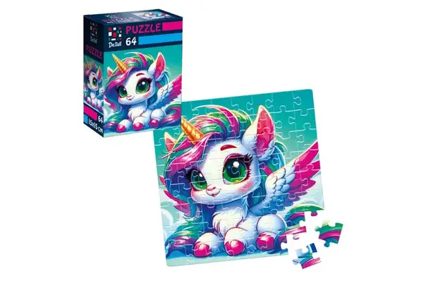 Пазли De.tail. Замріяна єдиноріжка. 64 деталі DT1234-01 (укр) Vladi Toys купити