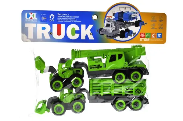 Трактор конструктор CXL900-217 в кульку р.37x7,5x28 см YG Toys купити