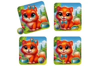 Гра розвиваюча магнітна "Емоції Кошеняти" VT3220-05 VladiToys купити