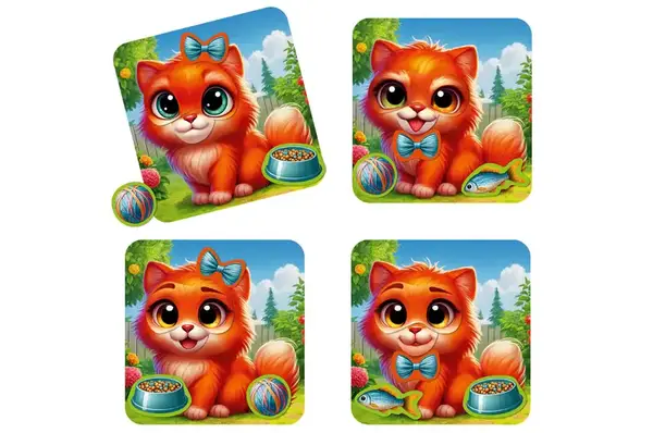 Гра розвиваюча магнітна "Емоції Кошеняти" VT3220-05 VladiToys купити недорого в Україні, фото 2