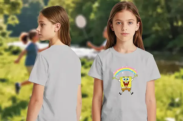 Футболка бавовняна QB-SB-001-06-122-128 SpongeBob Junior 122-128 qbee купити