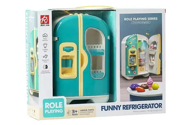 Холодильник озвучений, на батарейках в коробці RJ5809B р.34*12*27,5см купити