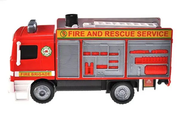 Пожежна машина 119 батарейка, світло, мильні бульбашки, р-р18,5*9*12, коробка 33,5*11*16см купити недорого в Україні, фото 3