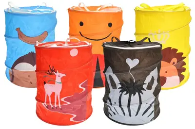 Корзина для іграшок BT-TB-0020 тварини 35*45 см 5 видів. кульок купити