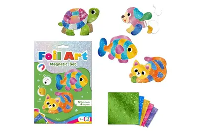 Магнітний набір для творчості з фольгою 200298 "Домашні улюбленці" DoDo купити