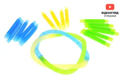Іграшка антистрес "Pop tube Fluoric" світиться SG012 р.1,9см купити