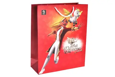 Пакет паперовий M QB004-106 "Тара Данкан" р.27x33x11 см qbee купити