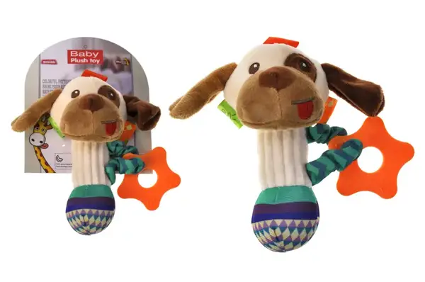 Брязкальце 033-26 "Собака" м'яке, на планшеті YG Toys купити