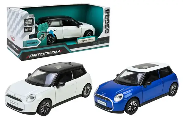 Машина металева 68739 1:36 MINI COOPER, на батарейки, світло, звук, відкриваються двері, капот, багажник у коробці 20x9x9 см АВТОПРОМ купити