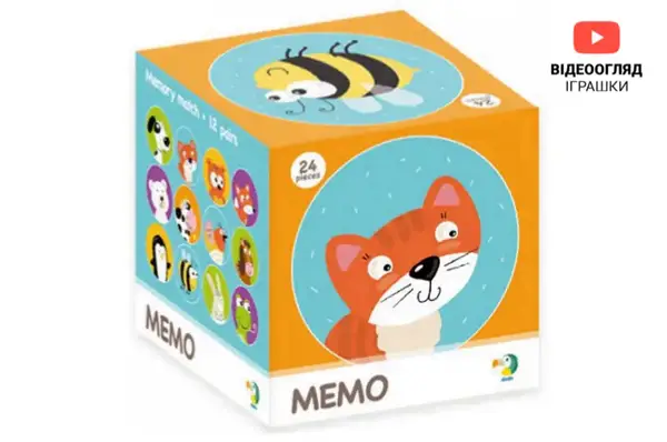 Настільна гра Мемо "Тваринки" 300145 DoDo купити недорого в Україні, фото 5