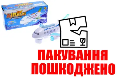 OUTLET Літак музичний зі світлом в коробці 6273 купити