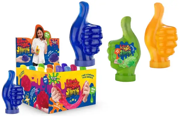 Слайм LMS-01-01U "LIKE Magic Slime" 300 гр, в дисплеї 12 шт. DANKO купити