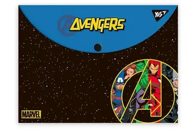 Папка-конверт YES на кнопці А4 Marvel.Avengers купити