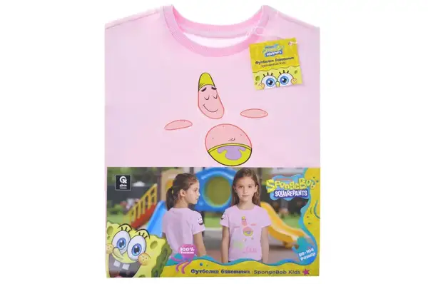 Футболка бавовняна QB-SB-001-02-98-104 SpongeBob Kids 98-104 qbee купити недорого в Україні, фото 6