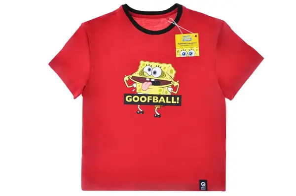 Футболка бавовняна QB-SB-001-01-146-152 SpongeBob Junior 146-152 qbee купити недорого в Україні, фото 3