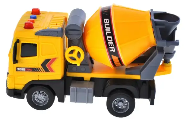 Вантажівка інерційна, озвучена, зі світлом, в коробці JS201 р.41*29*12,5см купити недорого в Україні, фото 3