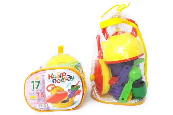 Набір посуду 17 предметів 1009 Юніка купити