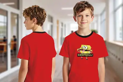 Футболка бавовняна QB-SB-001-01-134-140 SpongeBob Junior 134-140 qbee купити