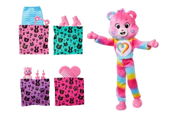 Лялька Barbie JFV60 "Cutie Reveal" серії "Care Bears: нова хвиля" – ведмедик Єдність купити недорого в Україні, фото 3