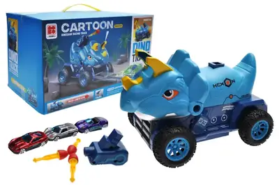 Машина "Dino" з запуском, стріляє, в коробці CY-2224 р.31*19*19см купити