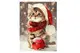 Набір для розпису по номерах KHO6845 "Кошеня і новорічна прикраса" 30х40см IDEYKA купити недорого в Україні, фото 64205