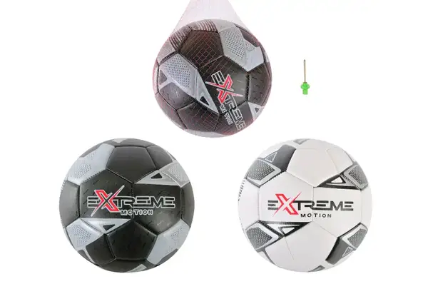 М'яч футбольний Extreme Motion FB2202 № 5, TPE, 410 грам, MIX 2 кольори, сітка + голка купити