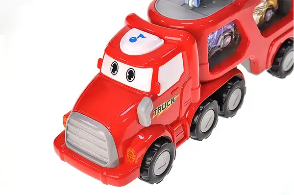 Автовоз інерційний, озвучений, зі світлом, в коробці G0015 р.33,5*11*13,5см купити недорого в Україні, фото 3