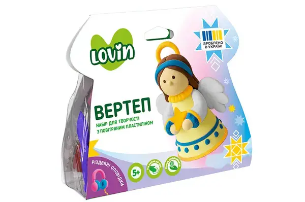 Набір для ліплення з повітряним пластиліном 7000228 "Вертеп" LOVIN купити недорого в Україні, фото 8