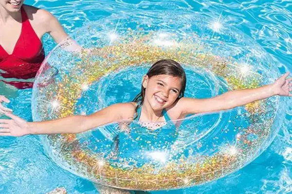 Круг надувний 56274 "Прозорий блиск" (9р) 2 види р.119 см INTEX купити недорого в Україні, фото 3